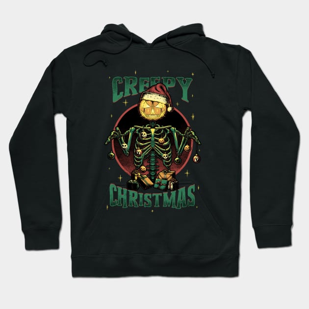 Creepy Christmas Hoodie by Studio Mootant